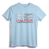 American Flag Drag Racing Car Lover Gift Idea T-Shirt - Patriotic Enthusiast Apparel for Men and Women