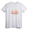 Aruba Vintage 70s Retro Throwback Design T-Shirt - Sunset Palm Tree Graphic Tee for Men, Women, and Kids