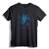 Aruba T-Shirt Sea Blue Tribal Turtle - Tropical Vacation Tee with Maori Design for Beach Getaways and Holiday Souvenirs
