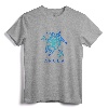 Aruba T-Shirt Sea Blue Tribal Turtle - Tropical Vacation Tee with Maori Design for Beach Getaways and Holiday Souvenirs