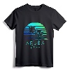 Vintage Aruba Beach Vibes Vacation Souvenir T-Shirt - Retro Aruba Surfer Apparel for Tropical Summer Vibes