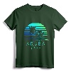 Vintage Aruba Beach Vibes Vacation Souvenir T-Shirt - Retro Aruba Surfer Apparel for Tropical Summer Vibes
