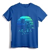 Vintage Aruba Beach Vibes Vacation Souvenir T-Shirt - Retro Aruba Surfer Apparel for Tropical Summer Vibes