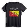 Vintage Sicily Sicilian Flag Pride T-Shirt - Patriotic Heritage Apparel for Youth, Kids, and Family - Sicilian-American Gifts