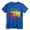 Vintage Sicily Sicilian Flag Pride T-Shirt - Patriotic Heritage Apparel for Youth, Kids, and Family - Sicilian-American Gifts