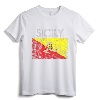 Vintage Sicily Sicilian Flag Pride T-Shirt - Patriotic Heritage Apparel for Youth, Kids, and Family - Sicilian-American Gifts