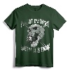 Billiards I Beat People with a Stick Skull Eightball T-Shirt - Distressed Pool Player Tee for Cue Sports Enthusiasts