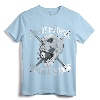 Billiards I Beat People with a Stick Skull Eightball T-Shirt - Distressed Pool Player Tee for Cue Sports Enthusiasts