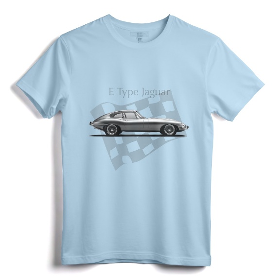 E-Type Jaguar T-Shirt - Amazing Classic Car Design for Vintage Car Enthusiasts