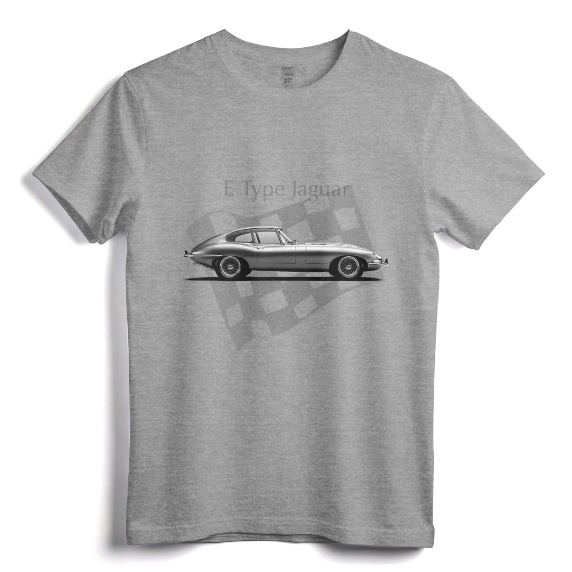 E-Type Jaguar T-Shirt - Amazing Classic Car Design for Vintage Car Enthusiasts