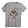 Marvel Guardians of the Galaxy Vol 2 Rocket Raccoon Skills T-Shirt - Officially Licensed Superhero Logo Tee for Men and Women