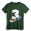 Kids Outer Space 3rd Birthday Three Rocket Ship Party T-Shirt - Cute Astronaut Design for Toddler Boys