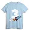 Kids Outer Space 3rd Birthday Three Rocket Ship Party T-Shirt - Cute Astronaut Design for Toddler Boys