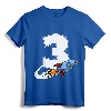 Kids Outer Space 3rd Birthday Three Rocket Ship Party T-Shirt - Cute Astronaut Design for Toddler Boys