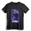 Marvel Avengers Endgame Rocket Raccoon Galactic Space Poster T-Shirt - Official Marvel Apparel for Fans of the Guardians of the Galaxy