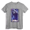 Marvel Avengers Endgame Rocket Raccoon Galactic Space Poster T-Shirt - Official Marvel Apparel for Fans of the Guardians of the Galaxy