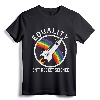 Equality Is Not Rocket Science LGBT Ally Homo Pride Bi T-Shirt - Rainbow Merch for LGBTQ Community & Allies