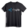 Ripple Logo Crypto XRP Coin Hodler Fan T-Shirt - Vintage Style Blockchain Investment Tee for Crypto Enthusiasts