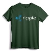Ripple Logo Crypto XRP Coin Hodler Fan T-Shirt - Vintage Style Blockchain Investment Tee for Crypto Enthusiasts