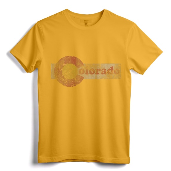 Colorado Flag Home Family Retro Fade T-Shirt - Vintage City Pride Apparel for Men, Women, and Kids
