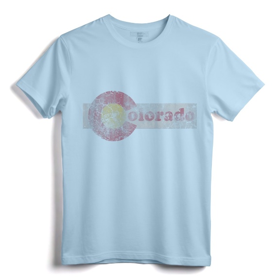 Colorado Flag Home Family Retro Fade T-Shirt - Vintage City Pride Apparel for Men, Women, and Kids