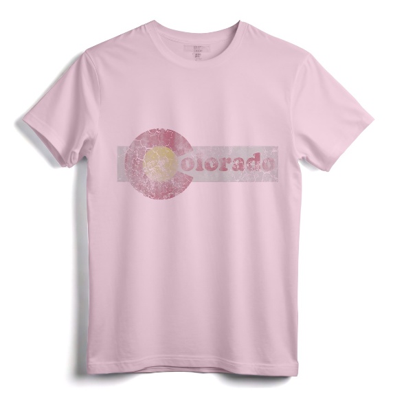Colorado Flag Home Family Retro Fade T-Shirt - Vintage City Pride Apparel for Men, Women, and Kids