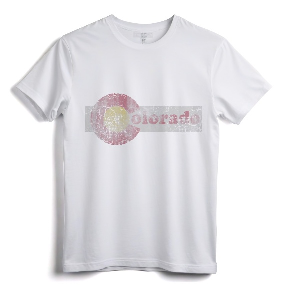 Colorado Flag Home Family Retro Fade T-Shirt - Vintage City Pride Apparel for Men, Women, and Kids