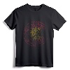 Colorado Flag Flower Of Life Mandala Vintage Fade Women Girl T-Shirt - Spiritual Yoga Apparel Gift for Women and Girls