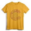 Colorado Flag Flower Of Life Mandala Vintage Fade Women Girl T-Shirt - Spiritual Yoga Apparel Gift for Women and Girls
