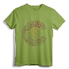 Colorado Flag Flower Of Life Mandala Vintage Fade Women Girl T-Shirt - Spiritual Yoga Apparel Gift for Women and Girls