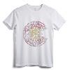 Colorado Flag Flower Of Life Mandala Vintage Fade Women Girl T-Shirt - Spiritual Yoga Apparel Gift for Women and Girls