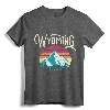Retro Wyoming, WY Mountains State Wildlife T-Shirt - Vintage Tee for Outdoor Enthusiasts & Nature Lovers