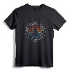 Vintage Jackson Hole Wyoming WY Retro Sunset Pine Trees Graphic Tee - Hometown Pride Retro 70s T-Shirt for Men, Women, and Kids
