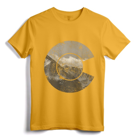 Colorado Mountains Flag Vintage Distressed T-Shirt - Retro Style Apparel for Men, Women, Kids - Celebrate Colorado Day in Style