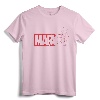 Marvel Evaporating Logo T-Shirt - Official Lightweight Marvel Apparel for Fans of Iconic Superhero Logos