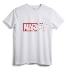 Marvel Evaporating Logo T-Shirt - Official Lightweight Marvel Apparel for Fans of Iconic Superhero Logos