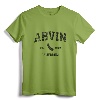 Arvin California CA Vintage Sports Design Black Print T-Shirt - Classic Hometown Pride Tee for Men, Women, and Kids