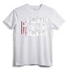Gun American Flag I Identify As Non-Bidenary T-Shirt - Patriotic Trump 2024 Supporter Costume for Men and Women