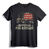 USA Flag Funny Biden I Identify As Non-Bidenary T-Shirt - Patriotic Trump 2024 Tee for Republican Supporters