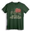 USA Flag Funny Biden I Identify As Non-Bidenary T-Shirt - Patriotic Trump 2024 Tee for Republican Supporters