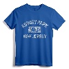 Asbury Park NJ Vintage Distressed White Print T-Shirt - New Jersey Gym Style Lightweight Tee