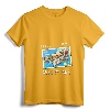 Womens Asbury Park New Jersey NJ Retro Postcard Travel Souvenir Gift V-Neck T-Shirt - Nostalgic Vacation Keepsake Apparel