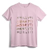 Love Heart Ashanti Tee - Personalized Grunge/Vintage Style Black Ashanti T-Shirt for Special Occasions