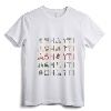 Love Heart Ashanti Tee - Personalized Grunge/Vintage Style Black Ashanti T-Shirt for Special Occasions
