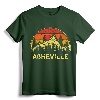 Retro Asheville North Carolina Mountains Hiking Souvenir T-Shirt - Vintage Outdoor Activity Tee for Nature Lovers and Outdoor Enthusiasts