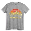 Retro Asheville North Carolina Mountains Hiking Souvenir T-Shirt - Vintage Outdoor Activity Tee for Nature Lovers and Outdoor Enthusiasts