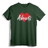I Love Ashanti First Name Tshirt - Unique Valentine's Day Gift for Ashanti, Personalized Matching Couples Outfit, New Mom Baby Naming Present