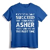 ASHER Gift Name Personalized Birthday Funny Christmas Joke T-Shirt - Customized Name Apparel Idea for Unique Personalized Gift