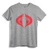 G.I. Joe Retro Silhouette Cobra Logo Pullover Hoodie - Official Hasbro Apparel for Men, Women, Kids - Vintage Collectible Hoodie