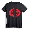 G.I. Joe Retro Silhouette Cobra Logo T-Shirt - Official Hasbro Apparel for Men, Women, Boys, Girls, Toddlers - Christmas Gift for G.I. Joe Fans